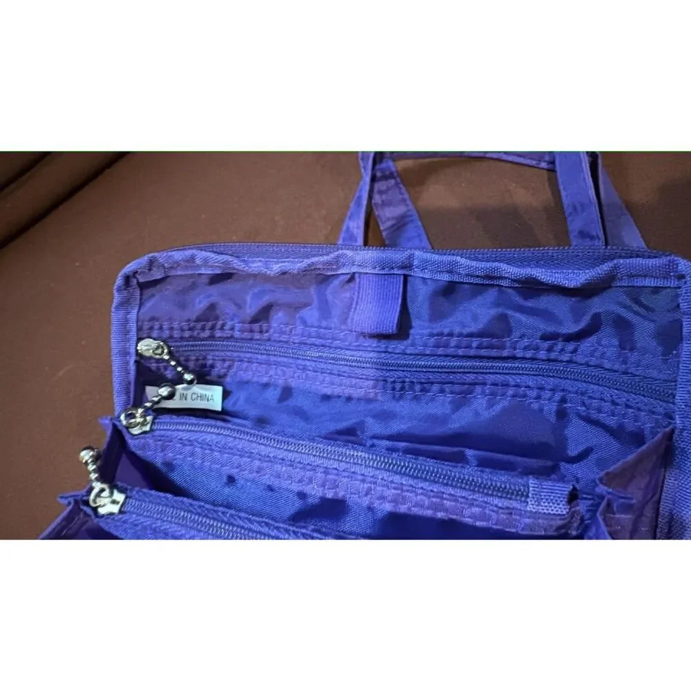 Baggallini Purple Modern Crossbody Bag Zip Closure Adjustable Strap